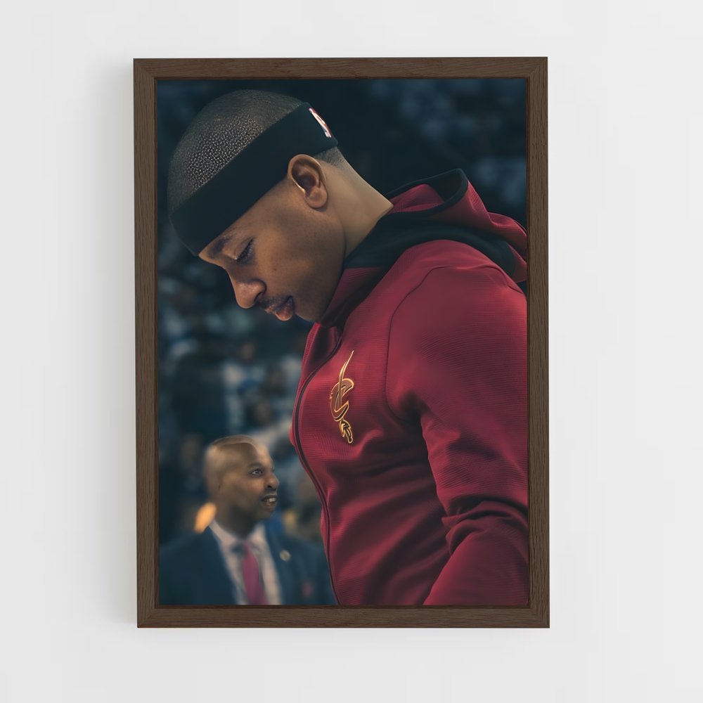Poster Red Hoodie Hero – affiche Basketball (vue 5)
